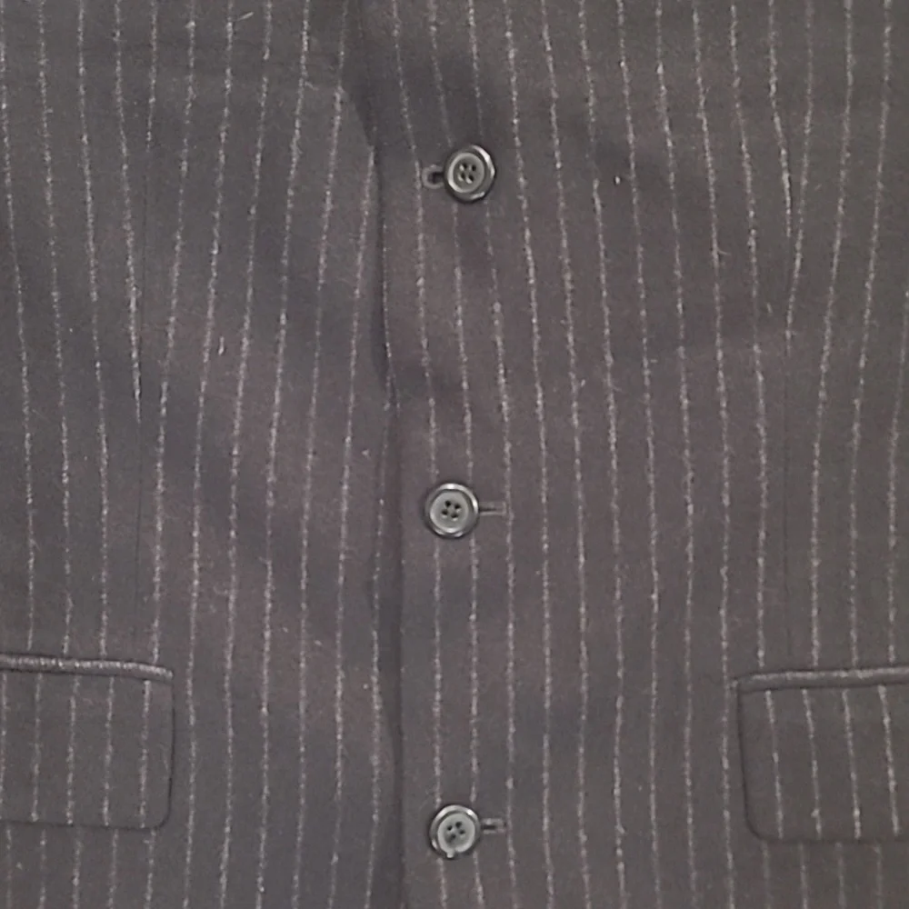 J. CREW WOOL BLEND PINSTRIPE SPORT COAT BLAZER JACKET